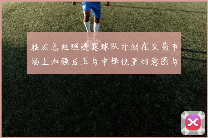 猛龙总经理透露球队计划在交易市场上加强后卫与中锋位置的意图与目标